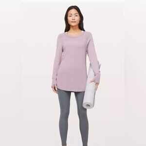 Lululemon Hello Aloe Lavendar crew neck long sleeves casual pullover sweater 6